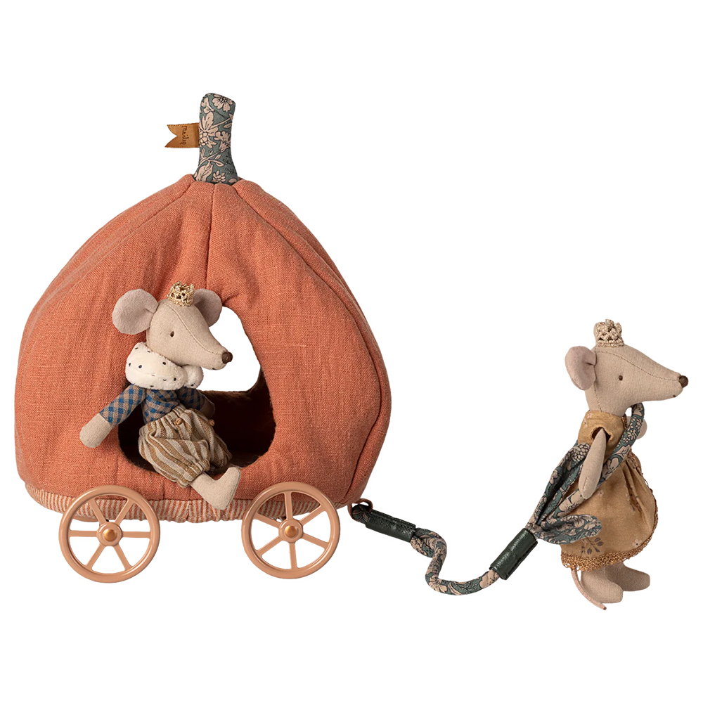 Maileg Kürbis-Kutsche Maus