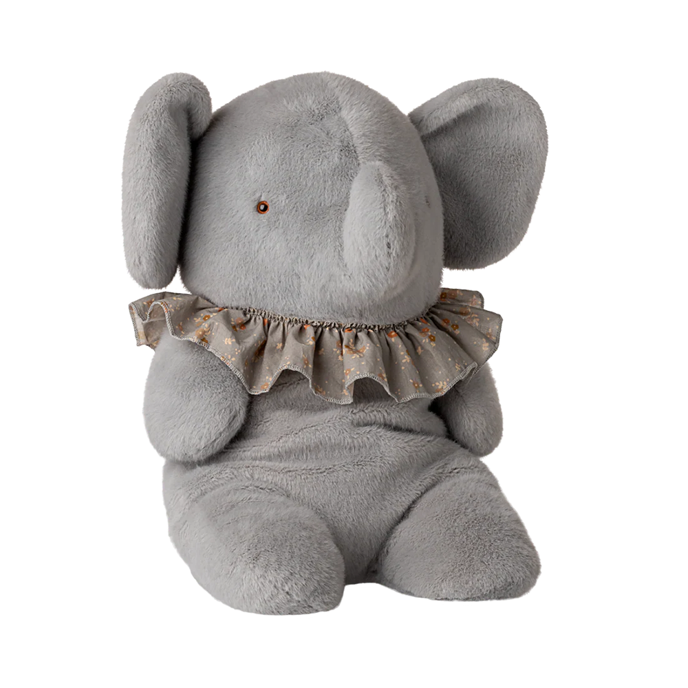 Maileg Elefant 'Plush' Big Blue/Grey