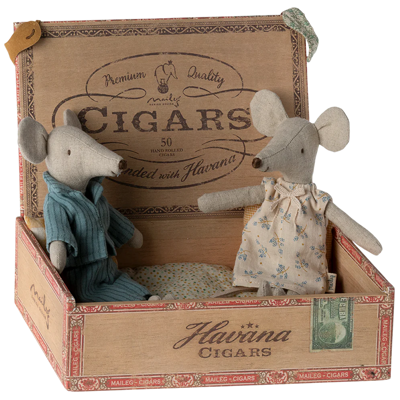 Maileg Mama und Papa Maus in Box