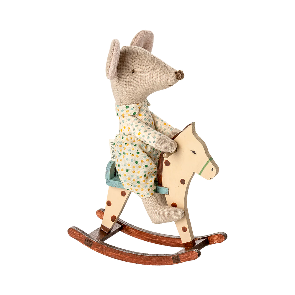 Maileg Rocking Horse 'Mouse' Spotted