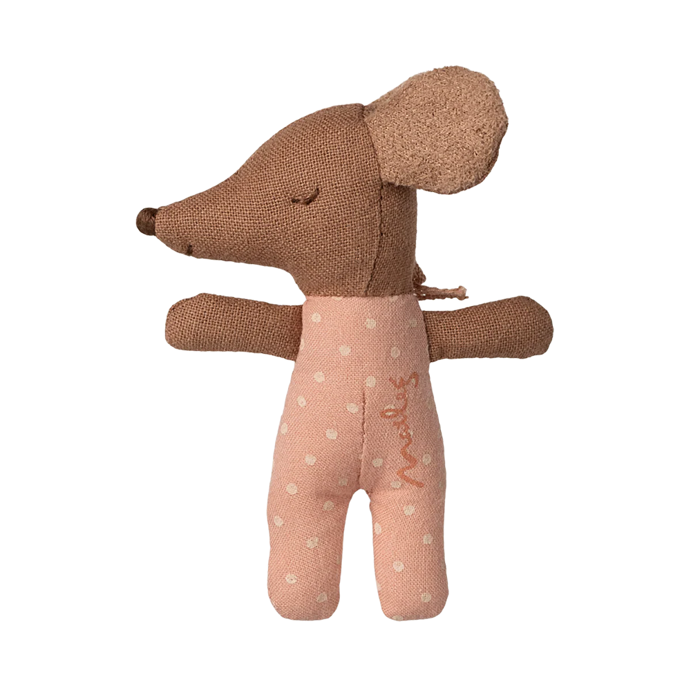 Maileg  Babymaus &#39;Sleepy Wakey&#39; in Streichholzschachtel Rose