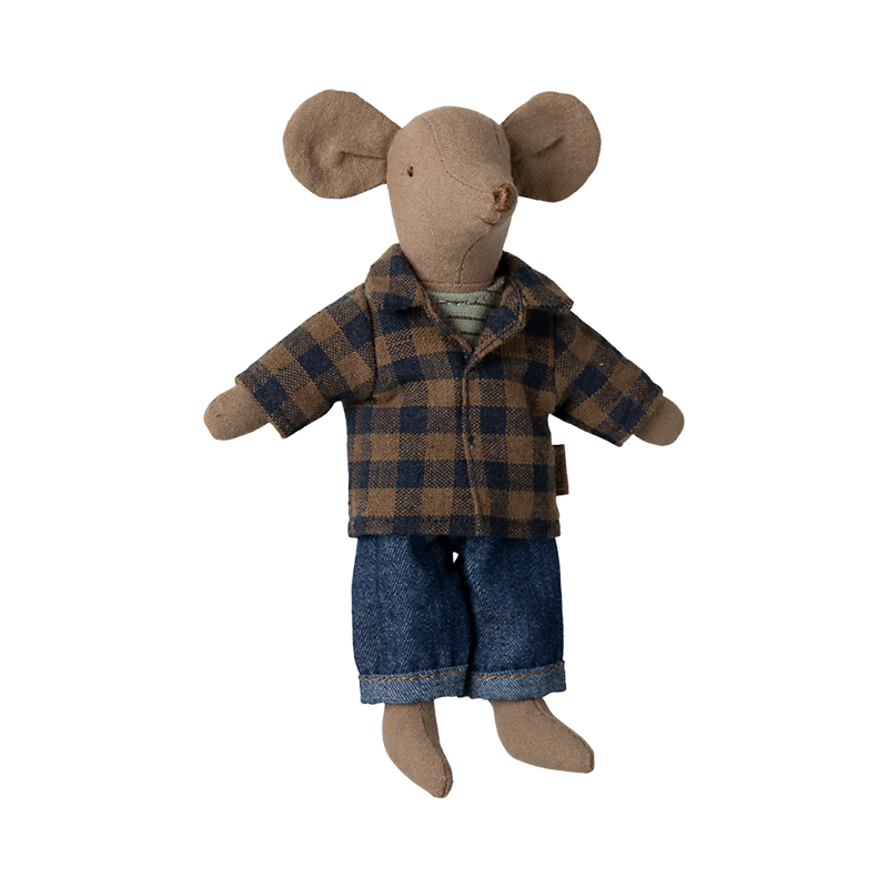 Maileg 'Father Mouse' Light Brown