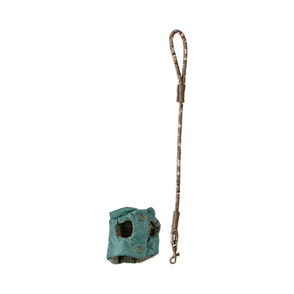 Vaisselle et laisse Maileg 'Pet Supply' Menthe foncé