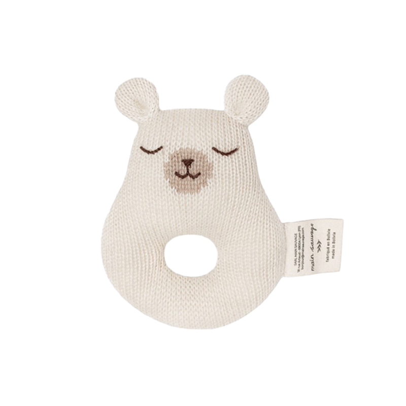 Main Sauvage  Baby Rassel 'Polar Bear'