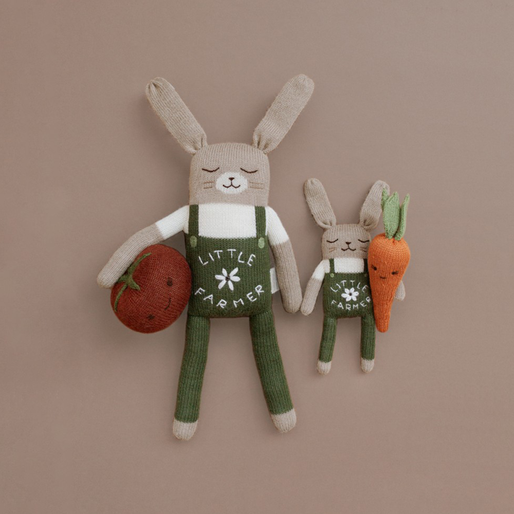 Main Sauvage  Strickkuscheltier &#39;Bunny&#39; Little Farmer