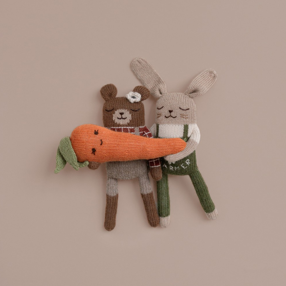 Main Sauvage  Strickkuscheltier &#39;Bunny&#39; Little Farmer