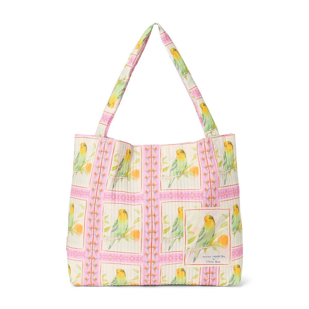 Studio Noos  Tragetasche 'Maison Magostan x Studio Noos Mom Bag' Birds