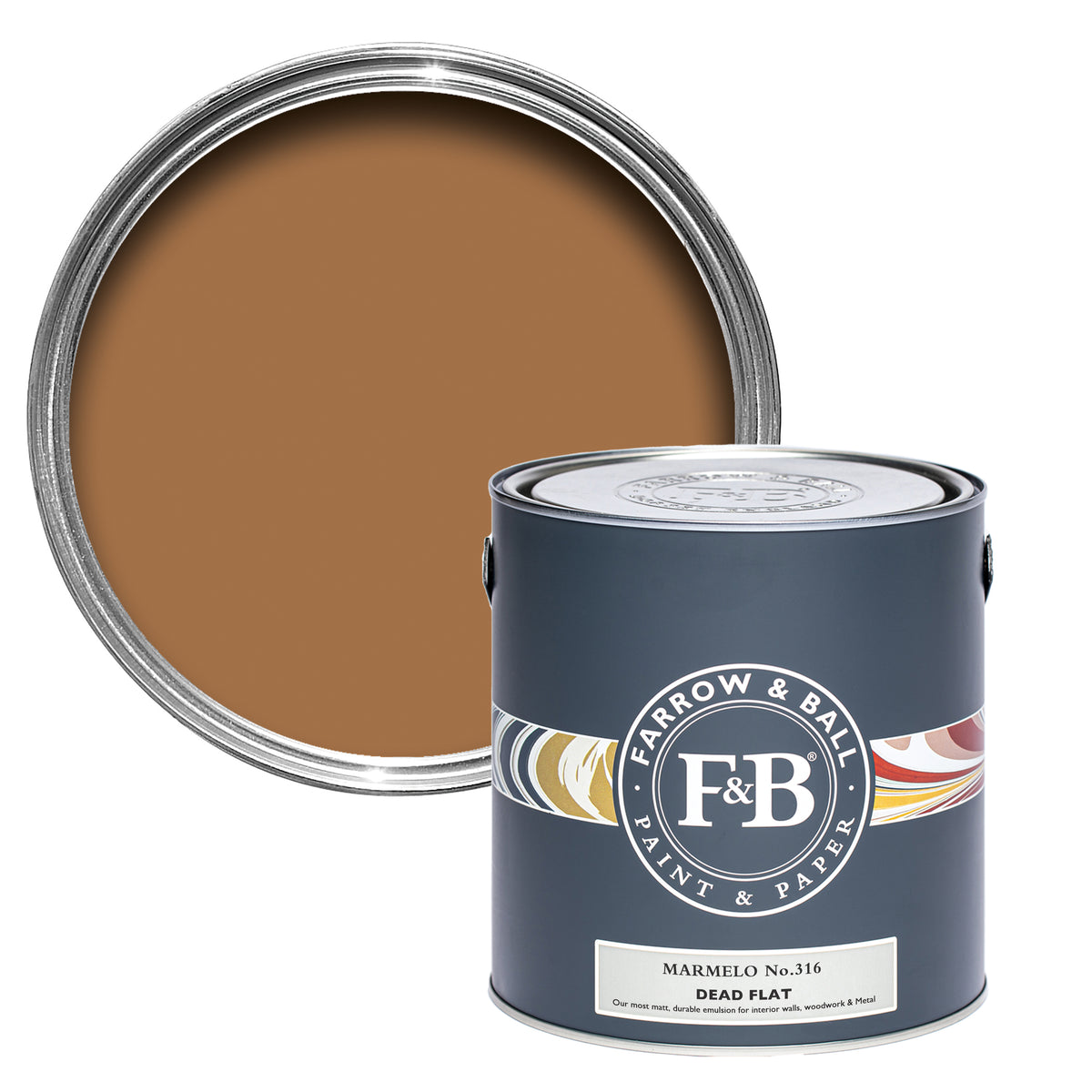 Farrow &amp; Ball  Dead Flat Marmelo 316