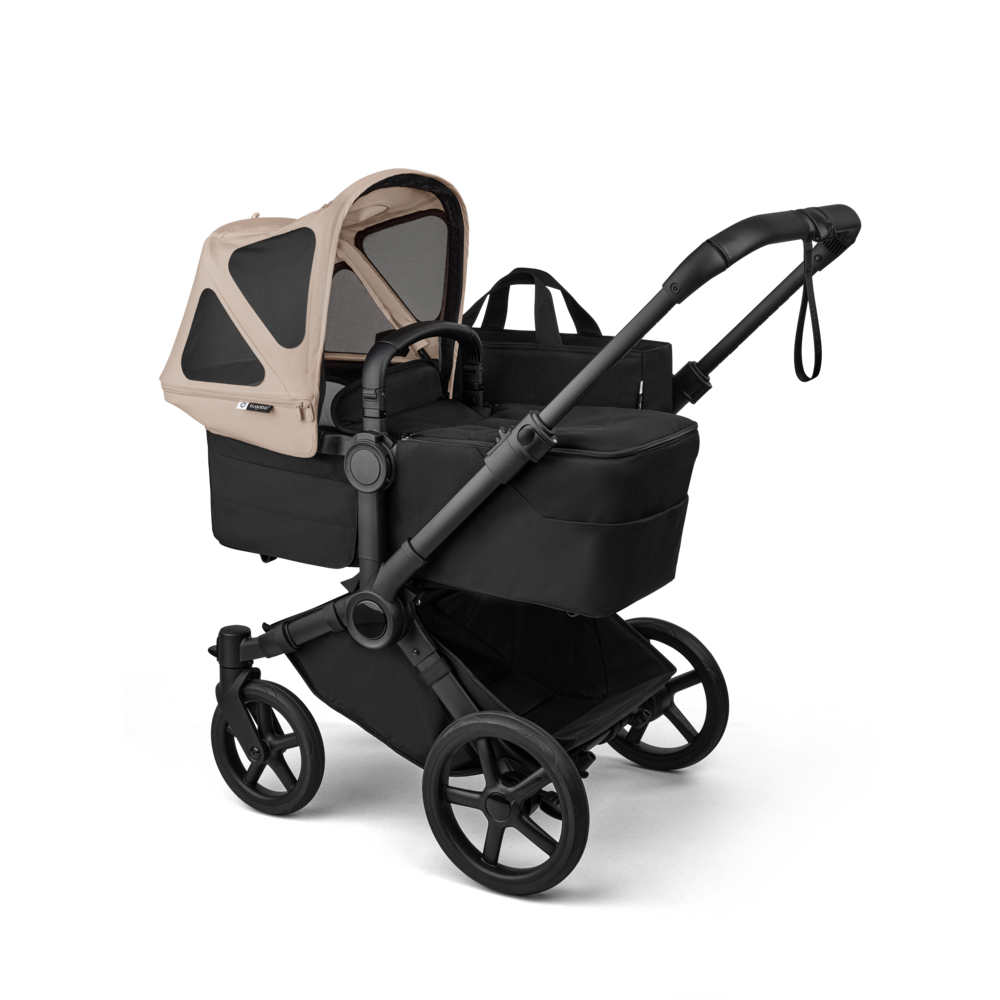 Bugaboo Donkey 6 breezy Sonnendach mit Lüftungsfenster Desert Taupe