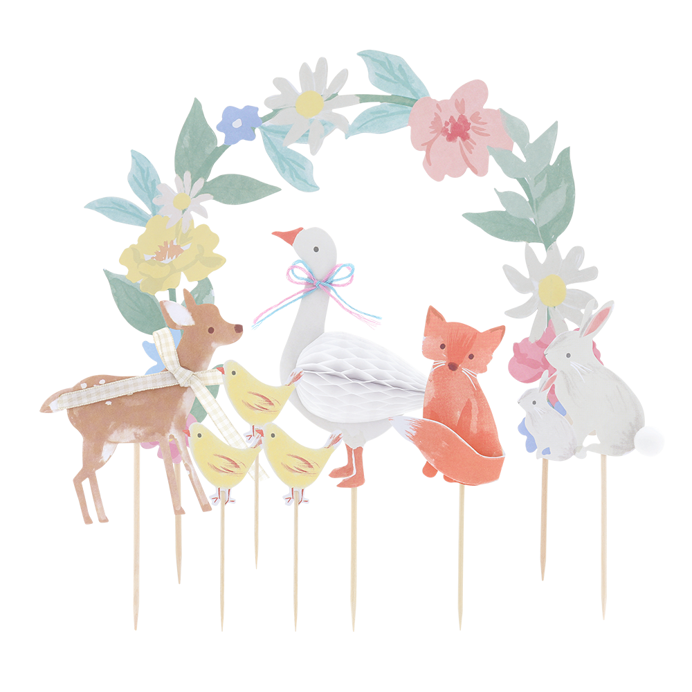 Meri Meri Cake Topper Little Animals - Online MY SNOWFLAKE