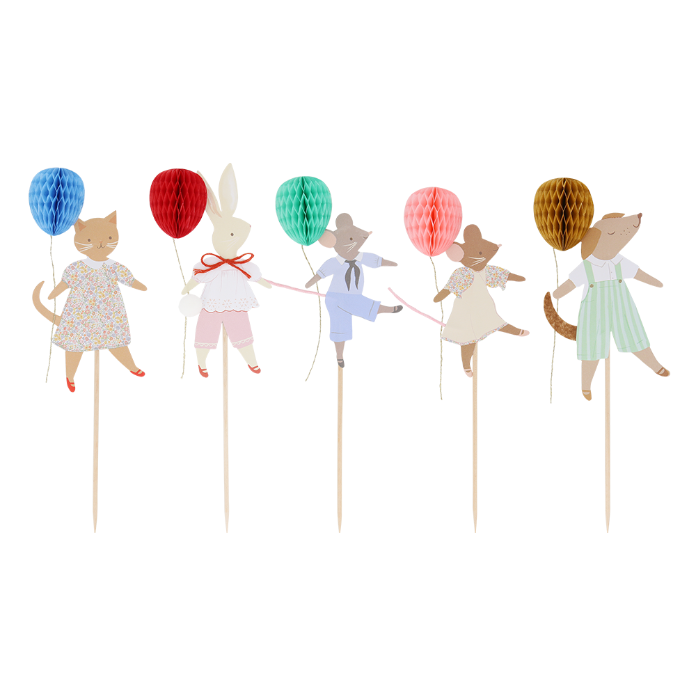 Meri Meri Cake Topper Animal Friends