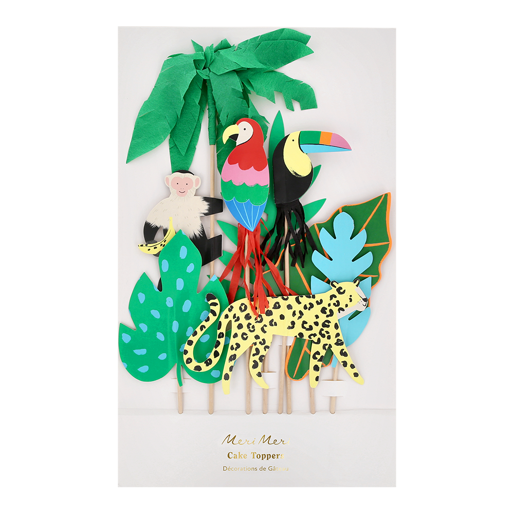 Meri Meri Cake Topper Jungle Jamboree - Online MY SNOWFLAKE