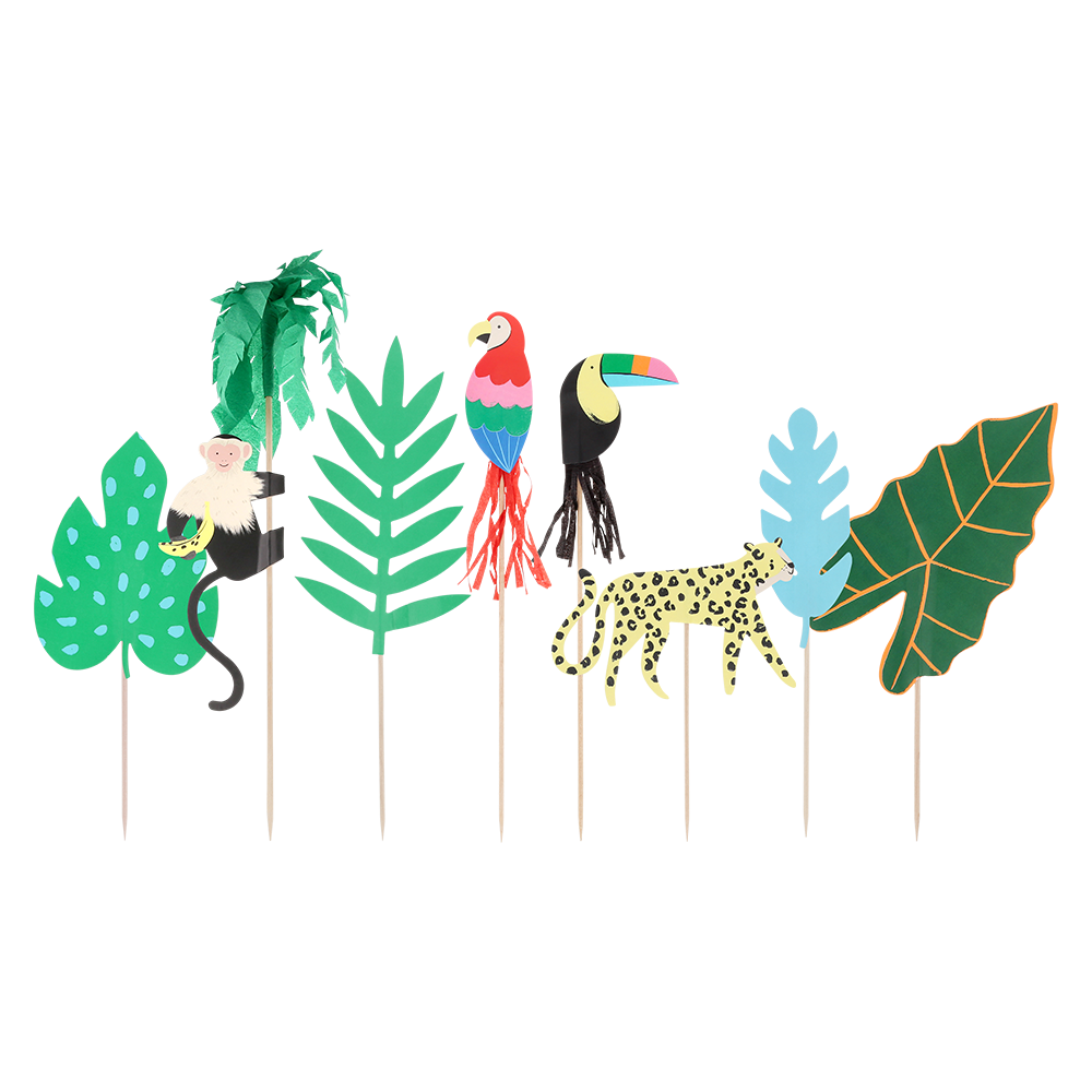 Meri Meri Cake Topper Jungle Jamboree - Online MY SNOWFLAKE