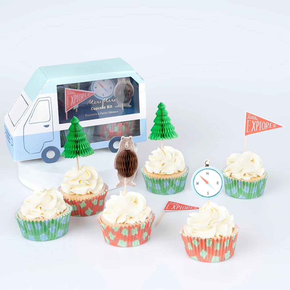 Kit cupcakes Aventure en camping Meri Meri