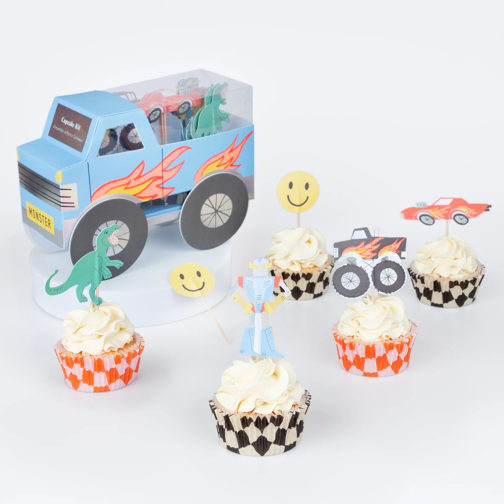 Meri Meri Cupcake Kit Monstertruck