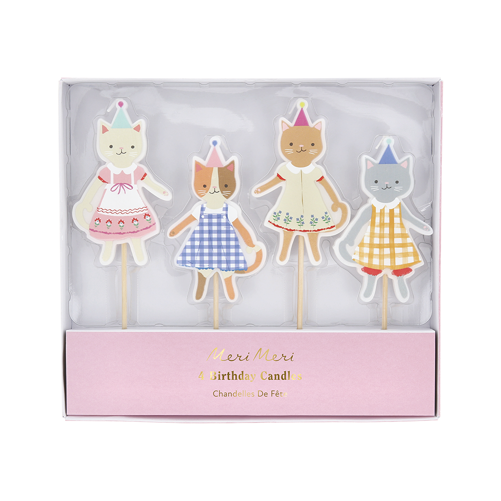 Meri Meri Kuchen Kerzen  Kitten Club - Online MY SNOWFLAKE