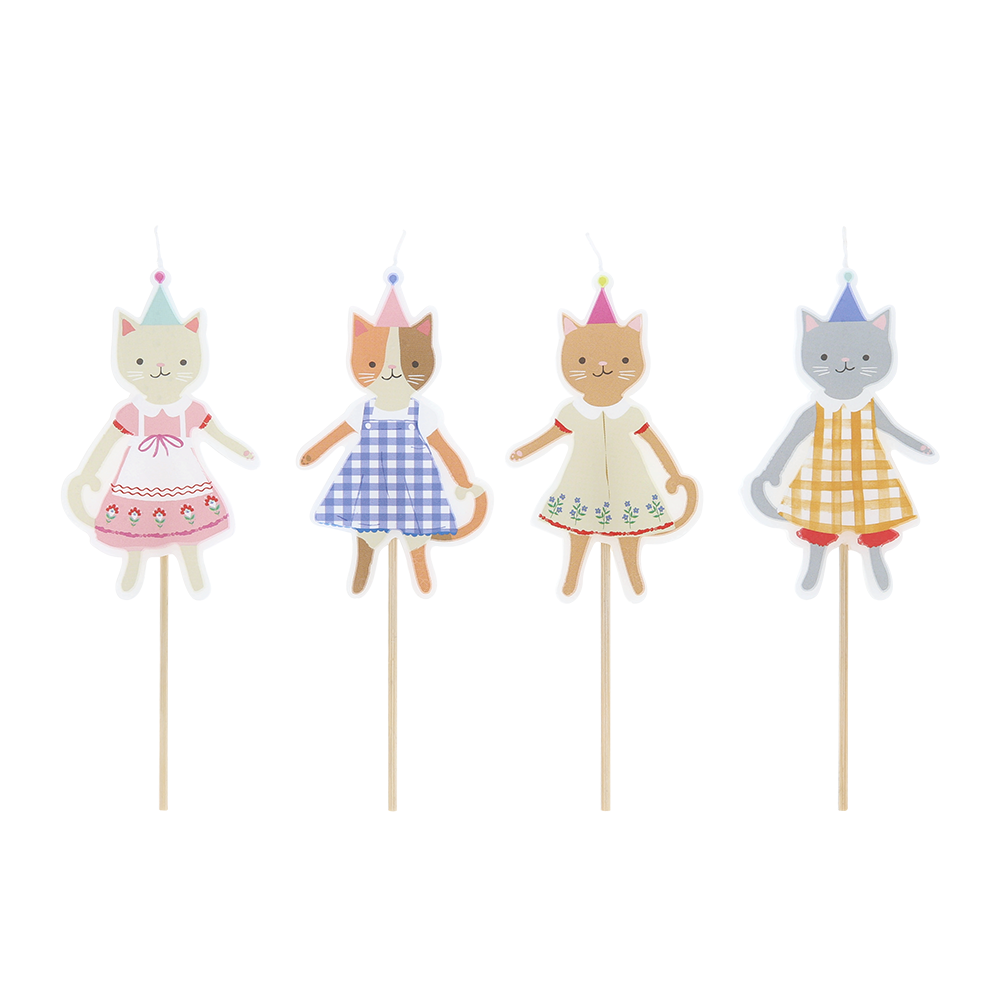 Meri Meri Kuchen Kerzen  Kitten Club - Online MY SNOWFLAKE