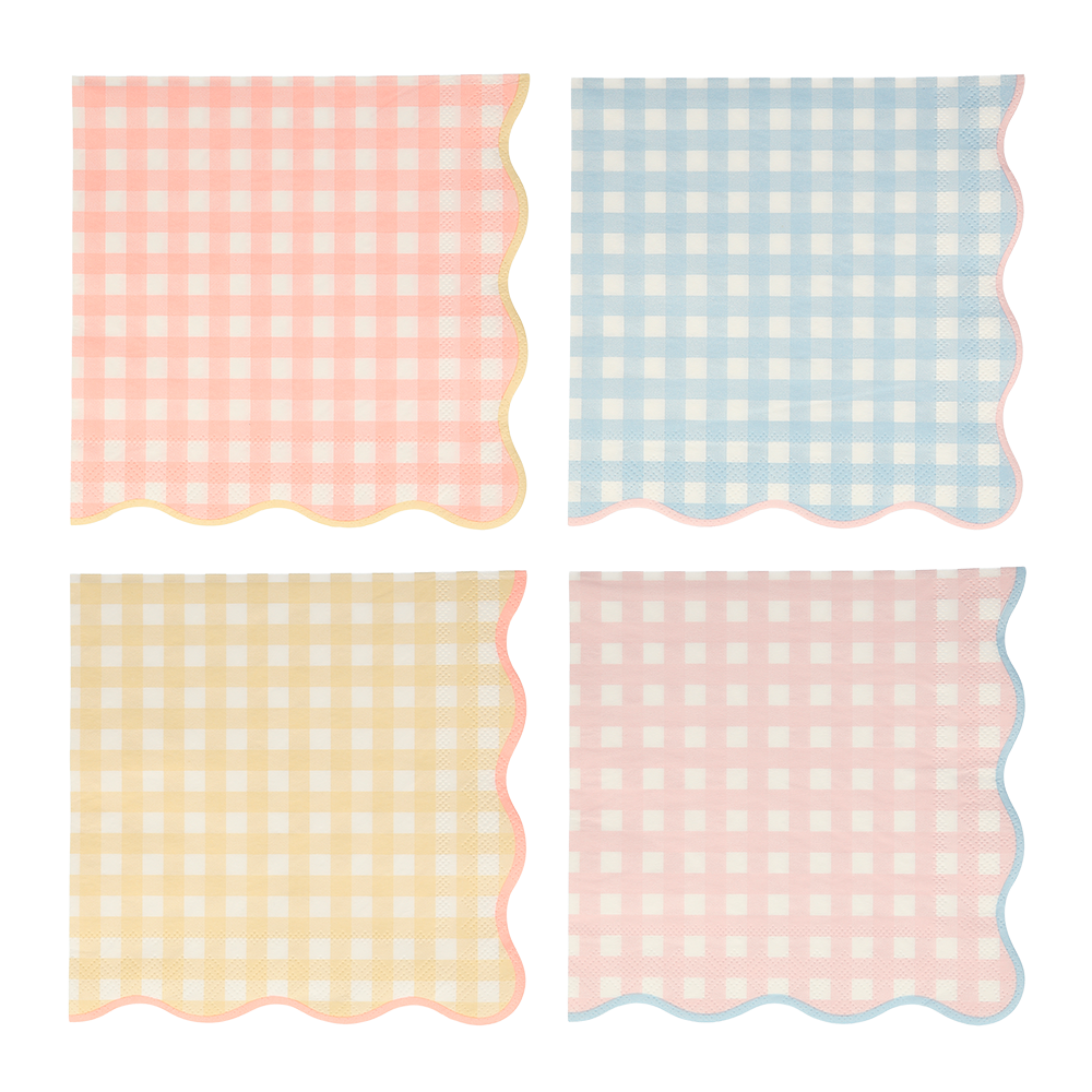 Meri Meri Servietten Gingham - Online MY SNOWFLAKE