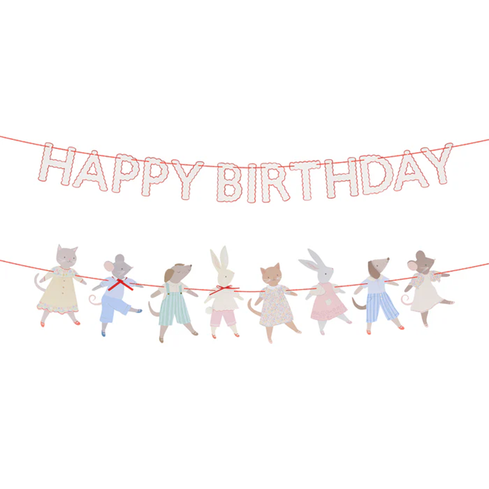 Meri Meri Party Wimpelkette Animal Friends