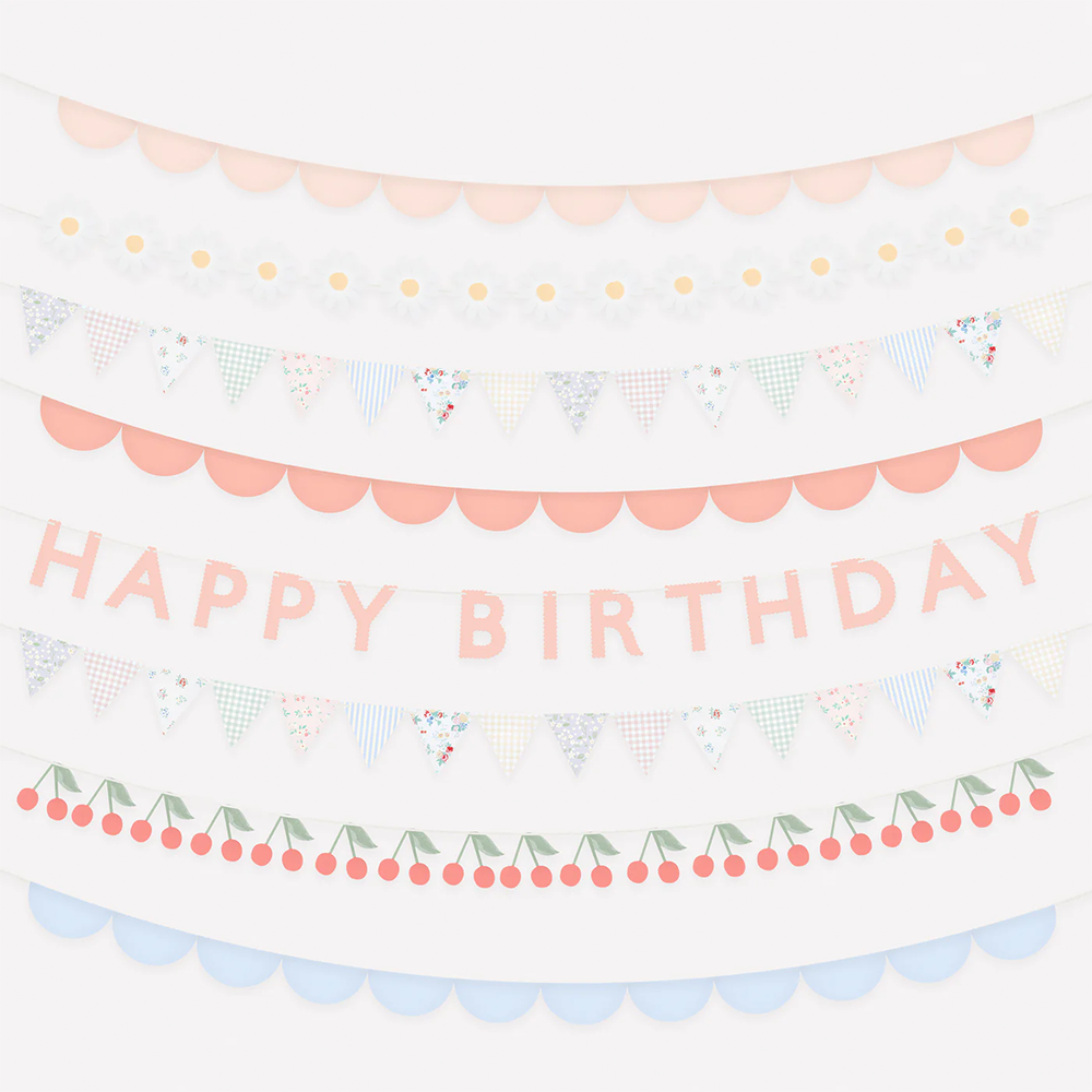 Meri Meri Party Wimpelkette Patchwork