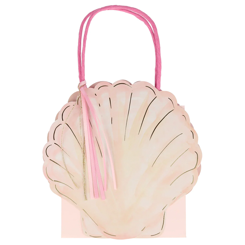 Meri Meri Muschel-Partytüten in Rosa.