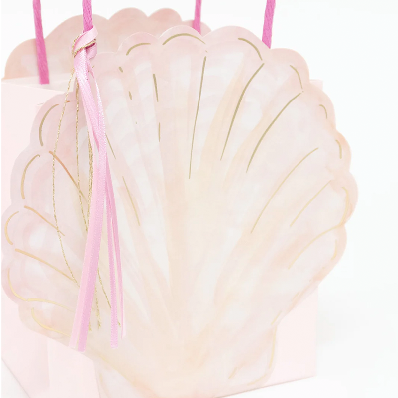 Meri Meri Muschel-Partytüten in Rosa.