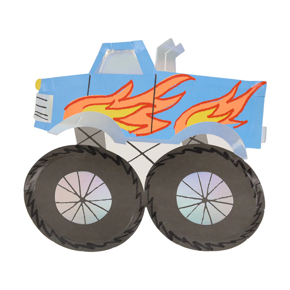 Meri Meri Partyteller Monstertruck