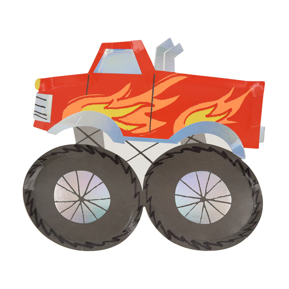 Meri Meri Partyteller Monstertruck