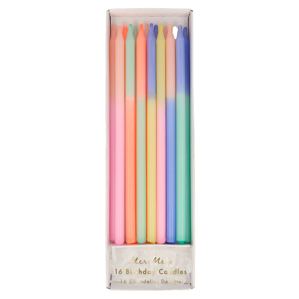 Bougies gâteau Meri Meri multicolores
