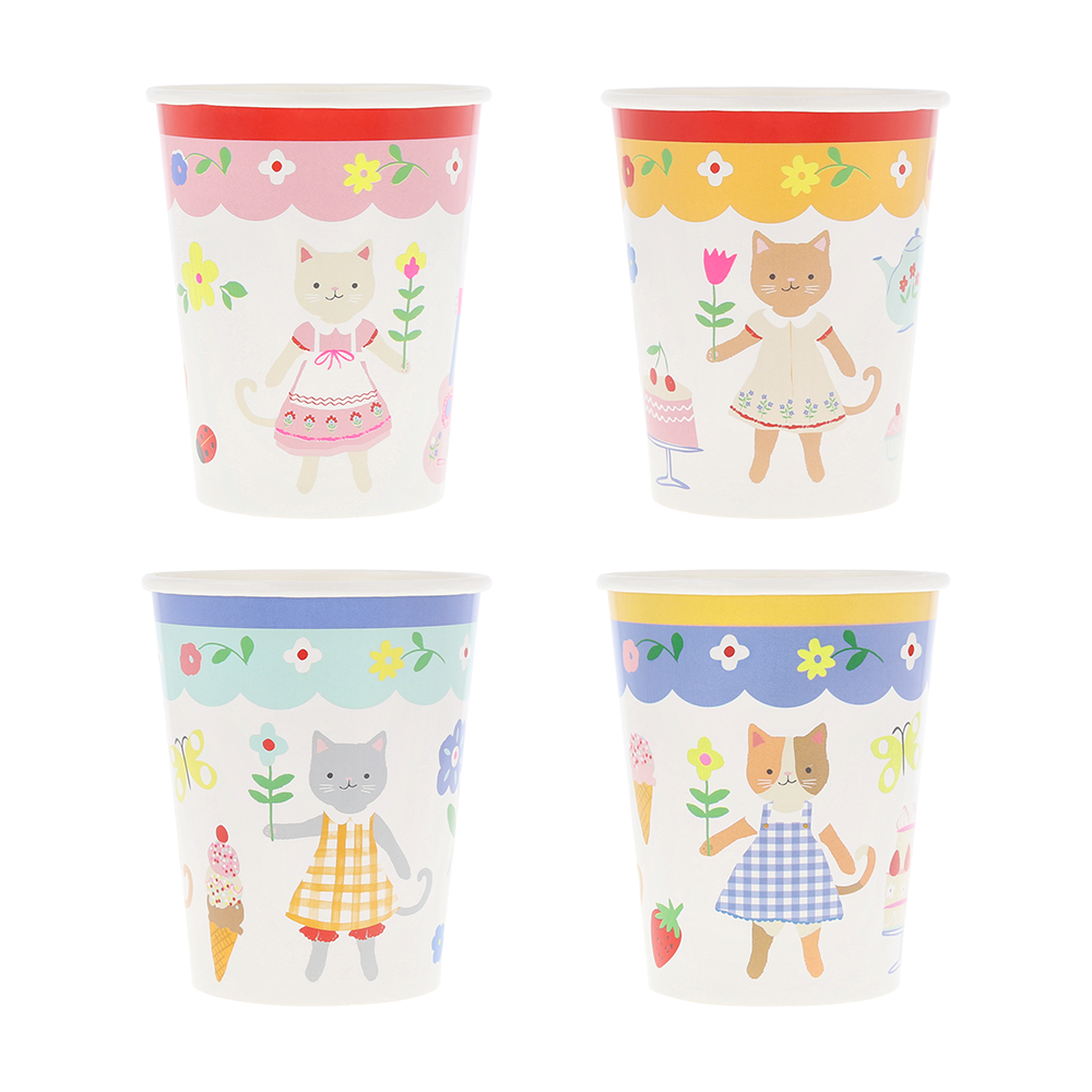 Meri Meri Partybecher Kitten Club - Online MY SNOWFLAKE