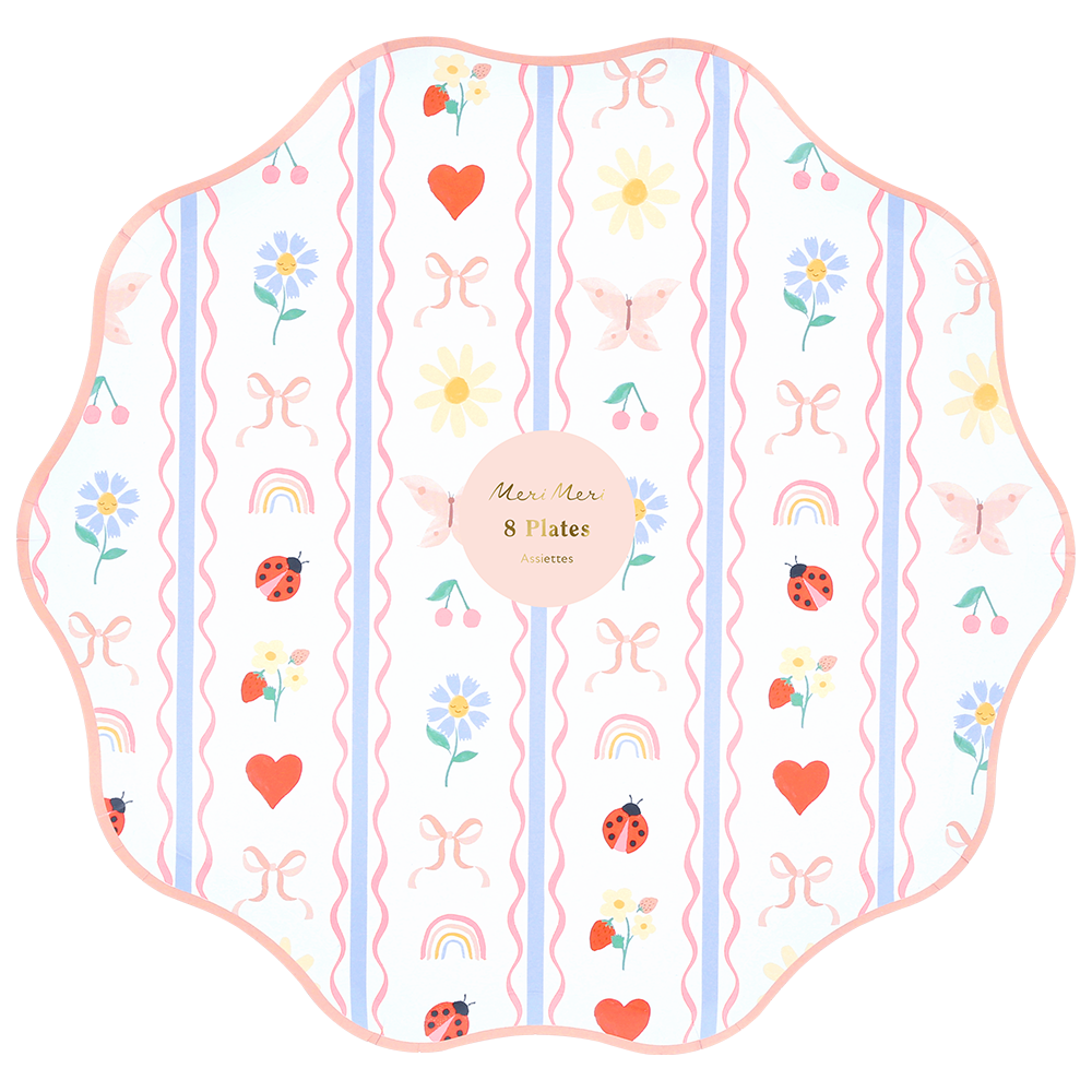 Meri Meri Party Teller Little Garden Dinner - Online MY SNOWFLAKE