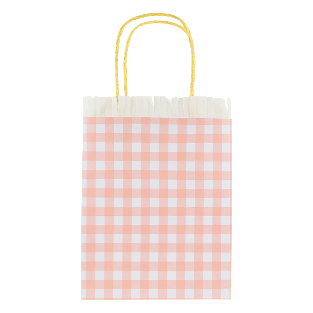 Meri Meri Partytüten Gingham Fringe - Online MY SNOWFLAKE