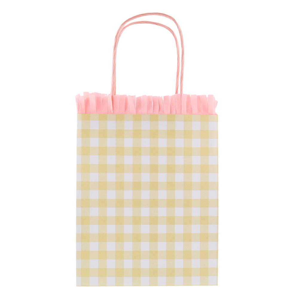 Meri Meri Partytüten Gingham Fringe - Online MY SNOWFLAKE