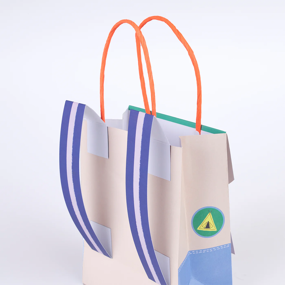 Meri Meri Partytüten &#39;Rucksack&#39; Camping Adventure