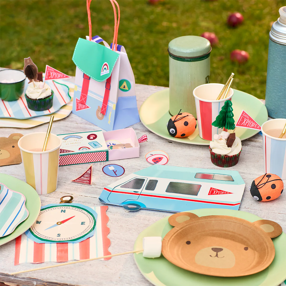 Meri Meri Partybecher Preppy Stripes