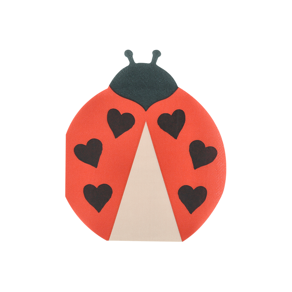 Meri Meri Servietten 'Ladybug' Rot