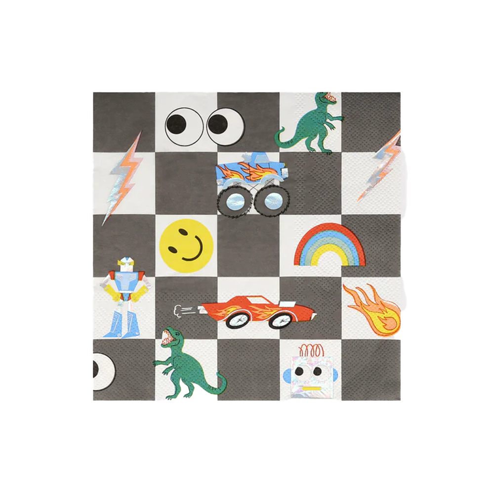 Meri Meri Servietten Gross Toybox Icon