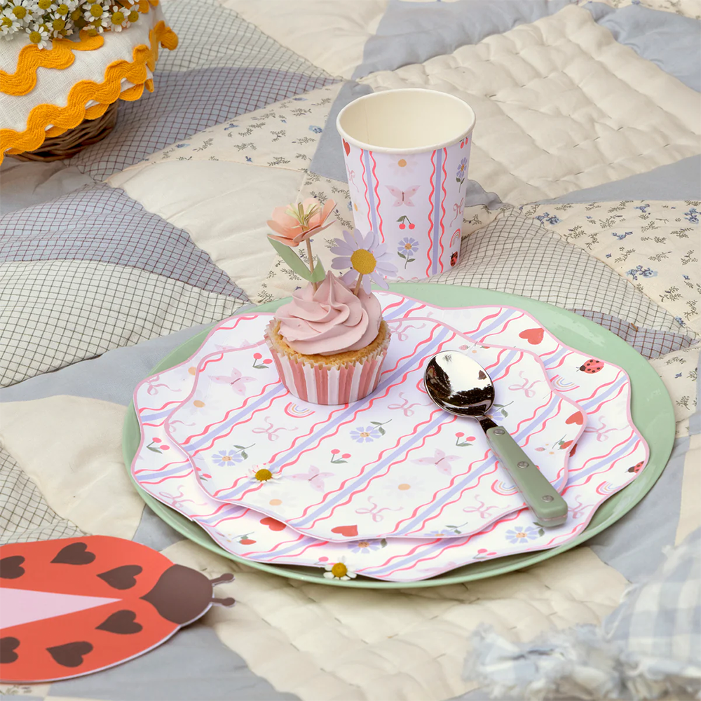 Assiettes de fête Meri Meri Little Garden Dinner
