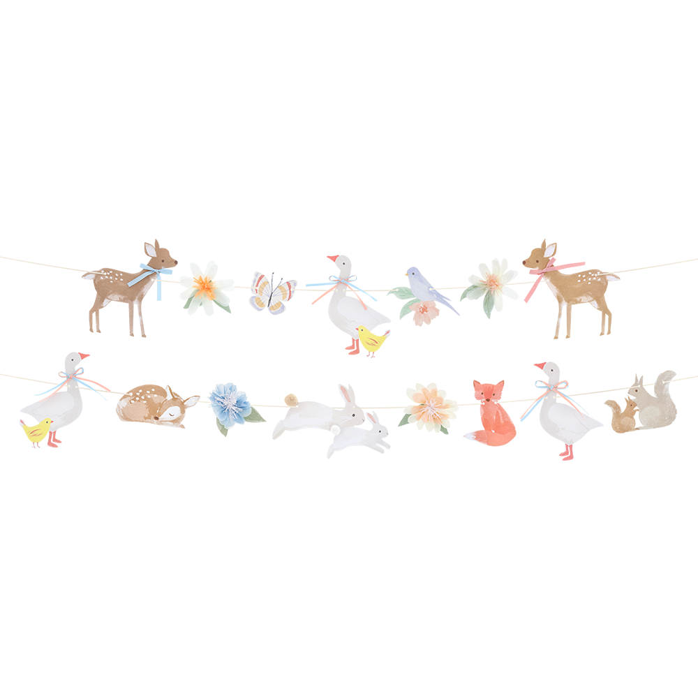 Meri Meri Party Wimpelkette Little Animals - Online MY SNOWFLAKE