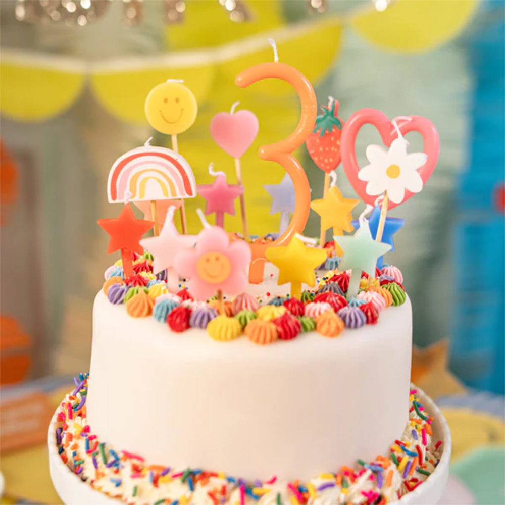 Meri Meri Slim Number 3 Candle