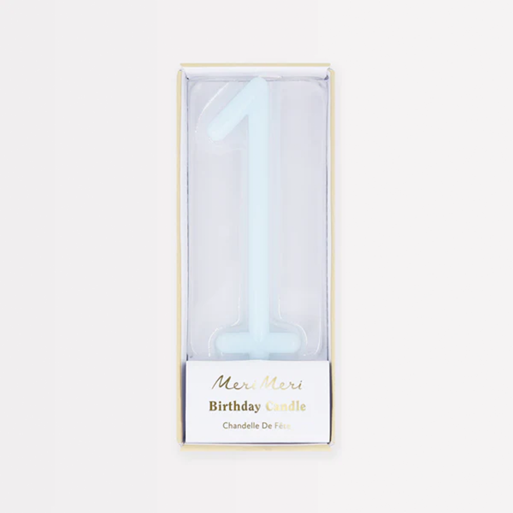 Meri Meri Slim Number Candle Number 1
