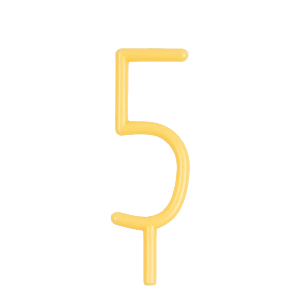 Meri Meri Slim Number Candle Number 5