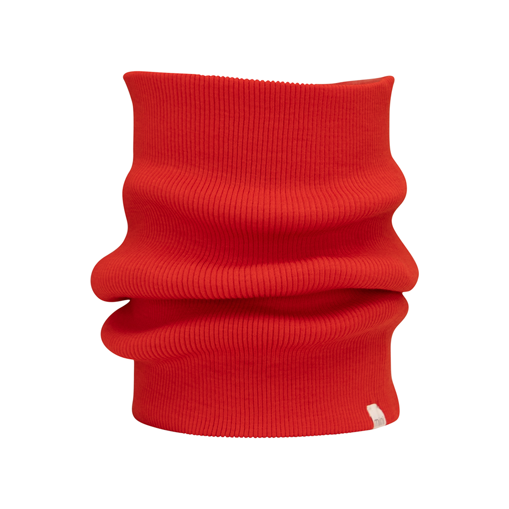 Minimalisma Schlauchschal aus Merinowolle 'Argir' Red