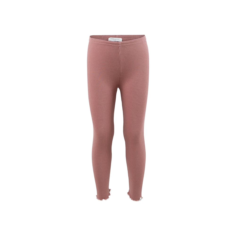 Minimalisma Baby Leggings/Hose 'Bieber Frill' Antique Rose with Sweet Rose - Online MY SNOWFLAKE
