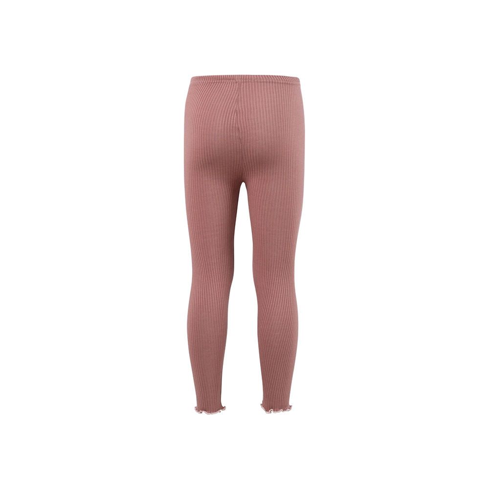 Minimalisma Baby Leggings/Hose 'Bieber Frill' Antique Rose with Sweet Rose - Online MY SNOWFLAKE