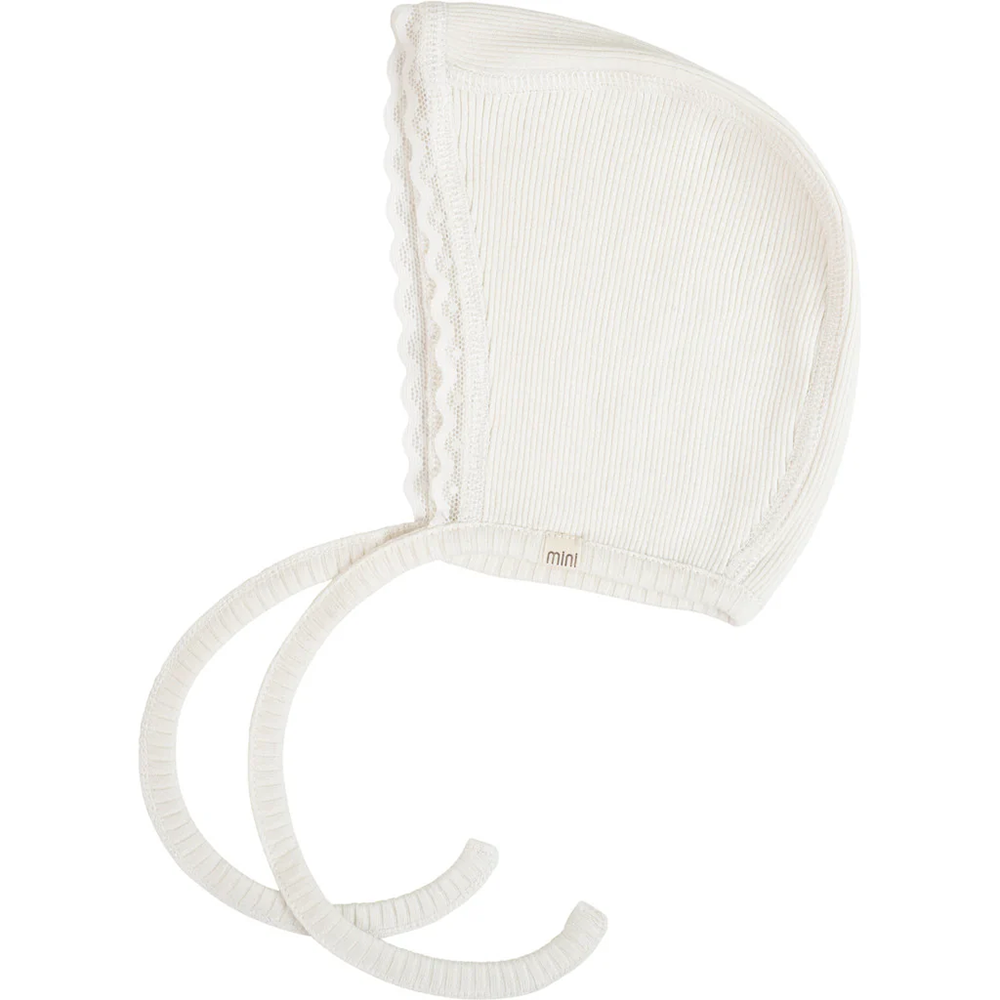 Minimalisma Baby Hat Silk/Cotton 'Beau' Cream