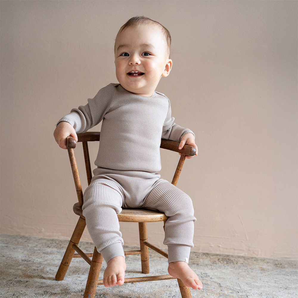 Minimalisma  Body Langarm aus Merinowolle 'Alaska' Hemp