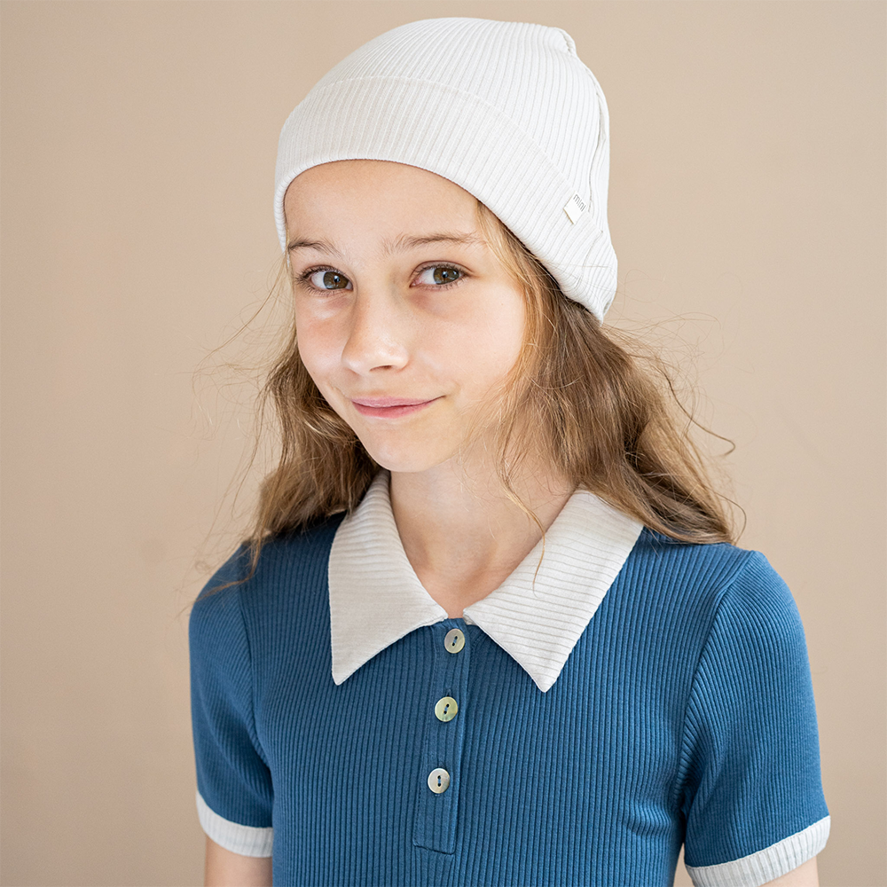 Minimalisma 'Bambi' Ecru Silk/Cotton Hat