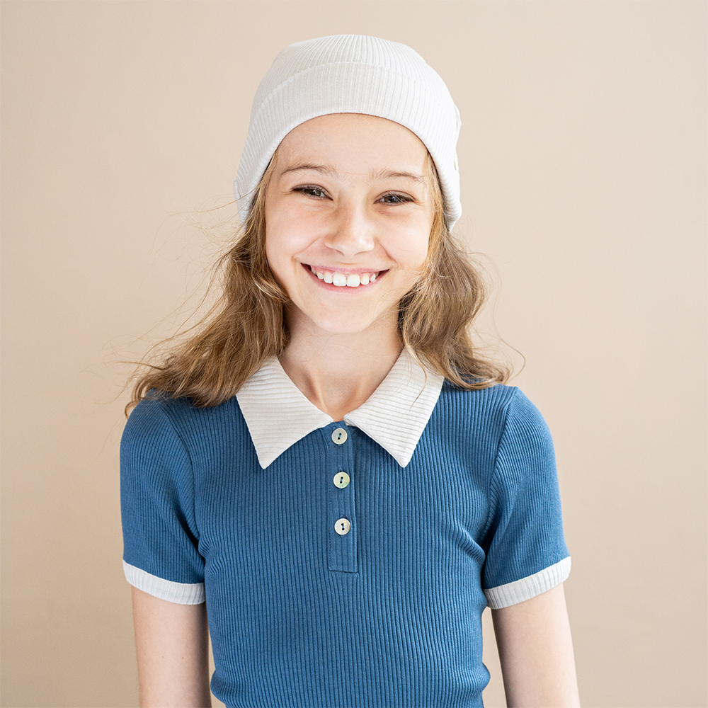 Minimalisma 'Bambi' Ecru Silk/Cotton Hat