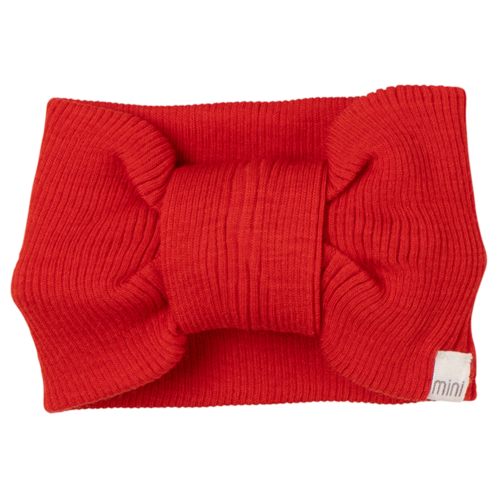 Minimalisma Stirnband aus Merinowolle 'Alba' Red